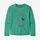 Girls' Long-Sleeved Capilene® Cool Daily T-Shirt - Eat Local Pollinator: Light Beryl Green X-Dye (EPGX) (62400)