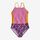 Girls' Shell Seeker One-Piece - Marble Pink (MBPI) (66265)