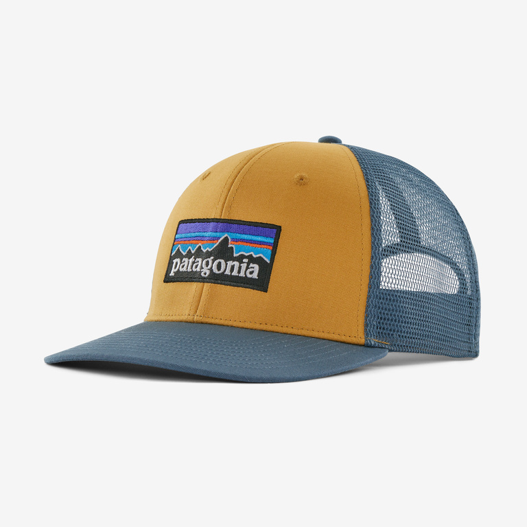 Patagonia P-6 Logo Trucker Hat - Pufferfish Gold