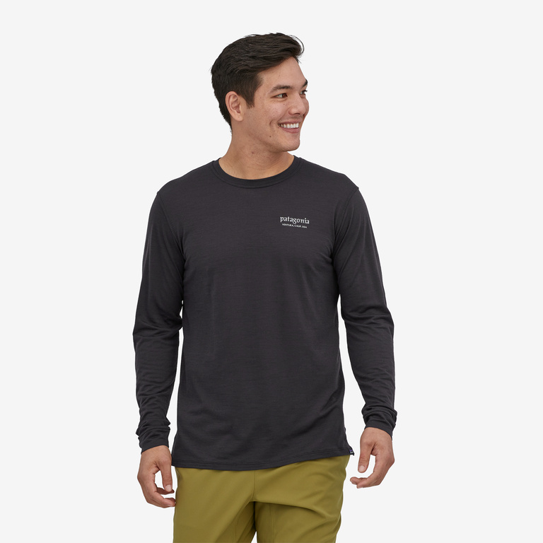 Patagonia Fishing Shirt Mens Long Sleeve Lightweight Zip Pocket