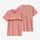 W's Capilene® Cool Daily Graphic Shirt - Ridge Rise Stripe: Sunfade Pink X-Dye (RISX) (45250)