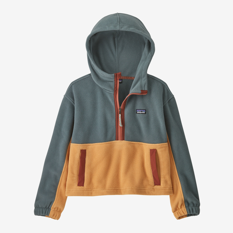 Nuværende Indvandring Lav aftensmad Patagonia Kids' Microdini Cropped Fleece Hoody