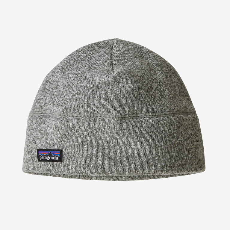 Patagonia Better Sweater Fleece Beanie in Birch White, Large/Extra Large - Winter Beanies - Recycled Polyester/Nylon/Polyester