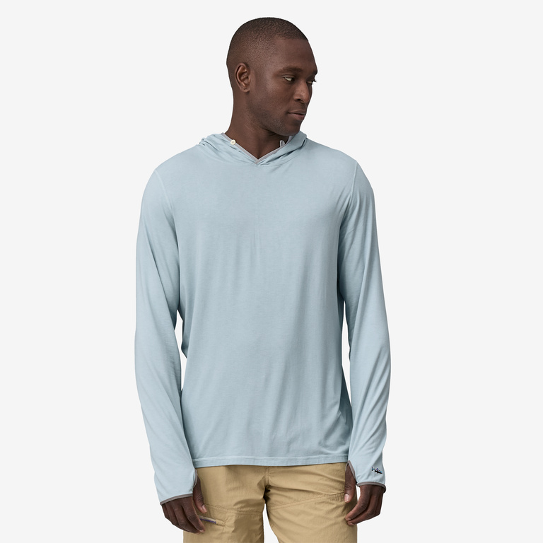 Long Sleeve Shirt, Water Wicking SPF- LIGHT GREY
