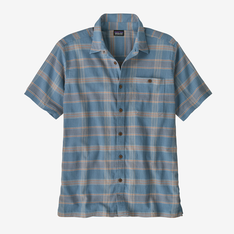 Patagonia Men's A/C Shirt Discovery: Light Plume Grey / L