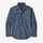 Camisa Hombre Long-Sleeved Pima Cotton Shirt - Bushel: Stone Blue (BRSB) (53837)