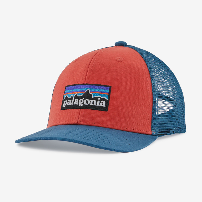 Patagonia Kids Trucker Hat P-6 Logo: Sumac Red