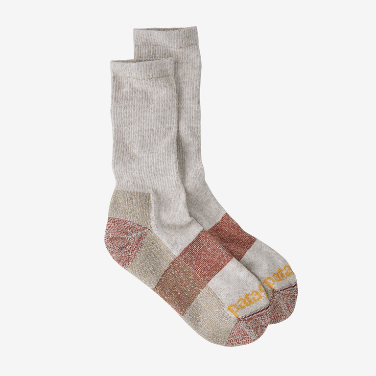 Patagonia Hemp Crew Socks in Sienna Clay, Large - Hiking & Running Socks - Hemp/Recycled Cotton/Recycled Polyester