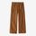 W's Organic Cotton Slub-Woven Pants 28" - Earthworm Brown (EWBN) (56615)