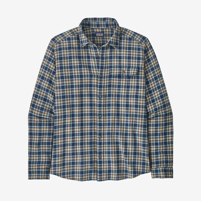 Patagonia Long-Sleeved Cotton in Fjord Flannel Shirt
