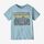 Baby Fitz Roy Skies Organic T-Shirt - Big Sky Blue (BSBL) (60419)