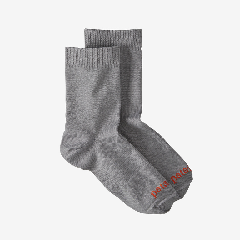 Patagonia Ultralightweight Daily 3/4 Crew Socks in Feather Grey, Medium - Recycled Polyester/Nylon/Polyester