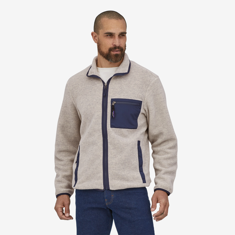 Patagonia Men's Shearling Fleece Jacket XL / Natural