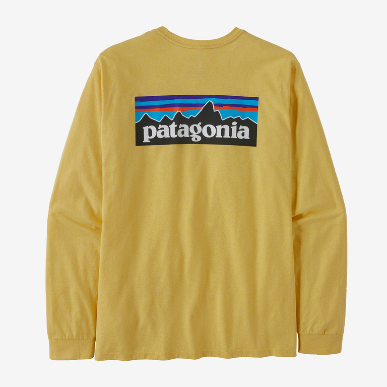 Patagonia Men\'s Long-Sleeved P-6 Logo Responsibili-Tee®