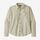 Camisa Hombre Manga Larga Organic Cotton Slub Poplin Shirt - End on End: Cement Grey (ENCG) (51760)