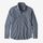 M's Long-Sleeved Western Snap Shirt - Chambray: Dolomite Blue (CHDO) (53330)
