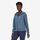W's Organic Cotton Quilt Hoody - Pigeon Blue (PGBE) (25316)